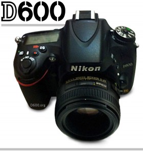 Nikon D600 Top Angle with Lens