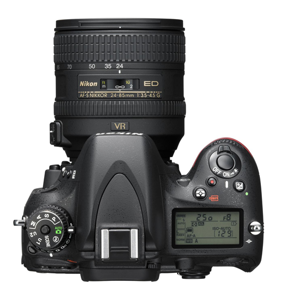 Nikon D610 picture with 24-85 VR to of camera